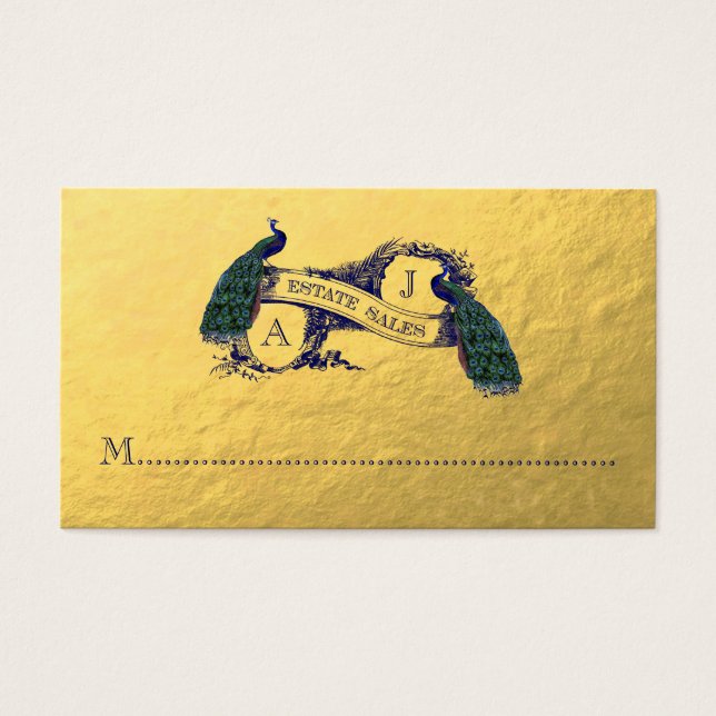 Orden de encargo de los pavos reales del oro (Frente)