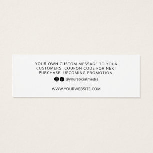 Orden de guión elegante moderno Gracias Pedir Inse