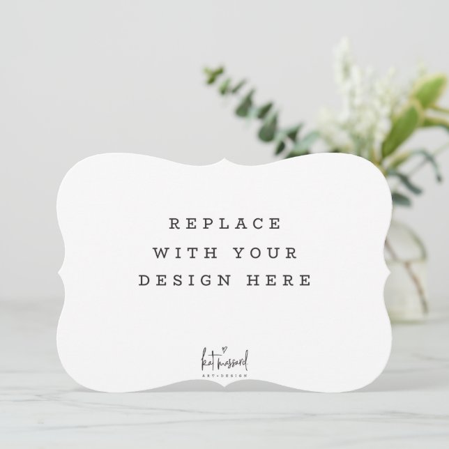 ORDEN DE IMPRESIÓN 7 x 5 pulgadas Tarjeta de borde (Anverso de pie)