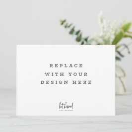 ORDEN DE IMPRESIÓN 7 x 5 pulgadas tarjeta horizont