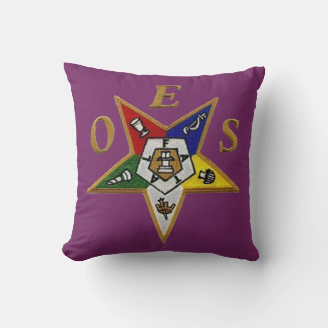 ORDEN de la ESTRELLA DEL ESTE 16"" ALMOHADA x16 (Anverso)