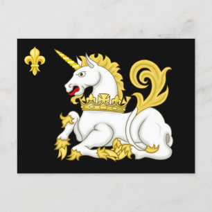 Orden de la postal de la bandera de Unicornio