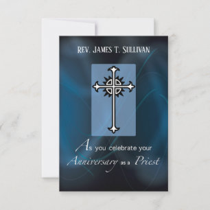 Orden de nombre de tarjeta de oración Aniversario