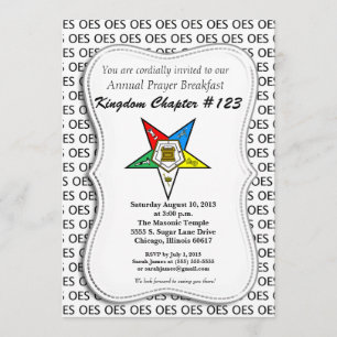 Orden de OES de la invitación del este de la