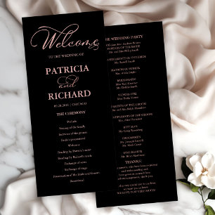 Orden de Servicio de la Ceremonia de Boda Programa