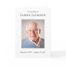 Orden de servicio del Programa de Funerales de Fot