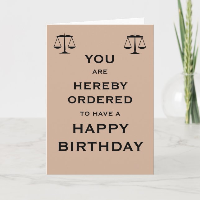 Orden de tener tarjeta de cumpleaños feliz (Anverso)