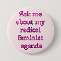 Orden del día feminista radical, botón