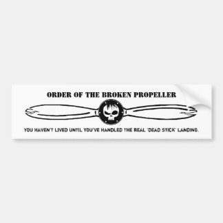 Orden del propulsor quebrado - pegatina