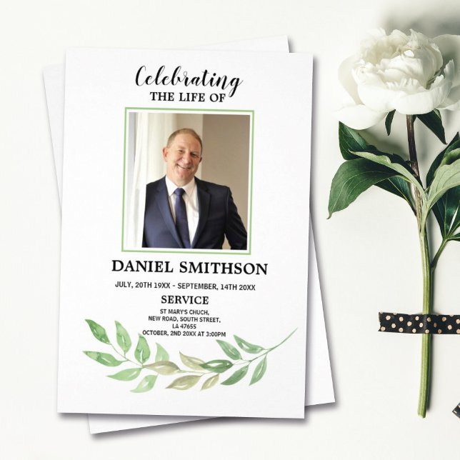 Orden Funeral de Servicio Celebrando la Hoja de Vi (Subido por el creador)