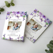 Orden funeral de servicio | Programa Floral Memori