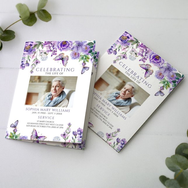 Orden funeral de servicio | Programa Floral Memori (Subido por el creador)