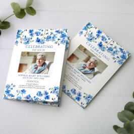 Orden funeral de servicio | Programa Floral Memori