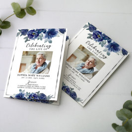 Orden funeral de servicio | Programa Floral Memori