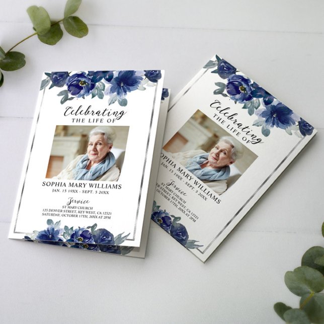 Orden funeral de servicio | Programa Floral Memori (Subido por el creador)