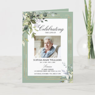 Orden funeral de servicio   Programa Green Memoria