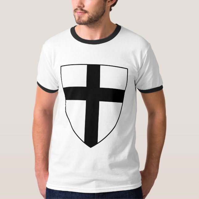 Orden teutónica - camiseta básica del campanero de (Anverso)