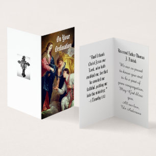 Ordenación a la tarjeta de sacerdocio