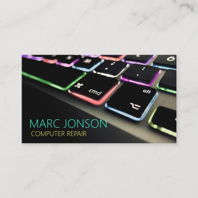 Ordenador, portátil, PC, reparación, tarjeta de vi (Anverso)