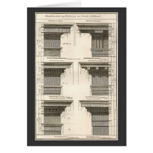 Órdenes de Arquitectura, Entablamentos Antiguos