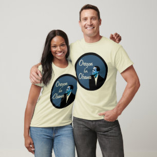 Oregon para la camiseta del azul de Obama