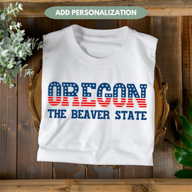 Oregon Patriotic La camiseta del Personalizado del (Subido por el creador)