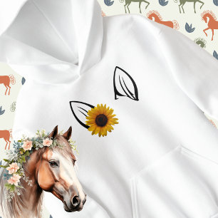 Orejas de caballo y girasol para niños Diseño Mini