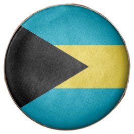 Oreo sumergido con la bandera de las Bahamas