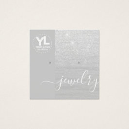 Oreoir Studs Mostrar Glamour Purpurina Plata Glam