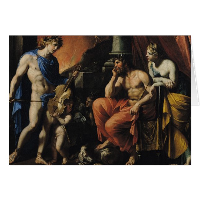 Orfeo antes de Plutón y de Persephone (Anverso (Horizontal))