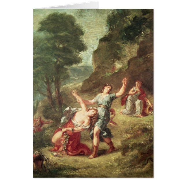 Orfeo y Eurydice, primavera (Frente)