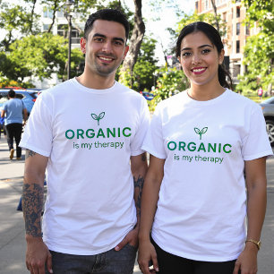 Organic Es Mi Terapia Eco Camiseta
