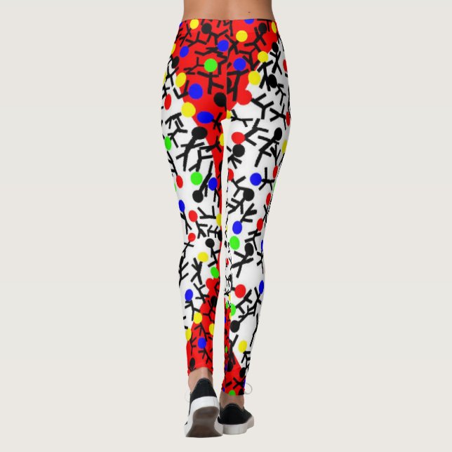 Organic Flow Art Leggings (Reverso)