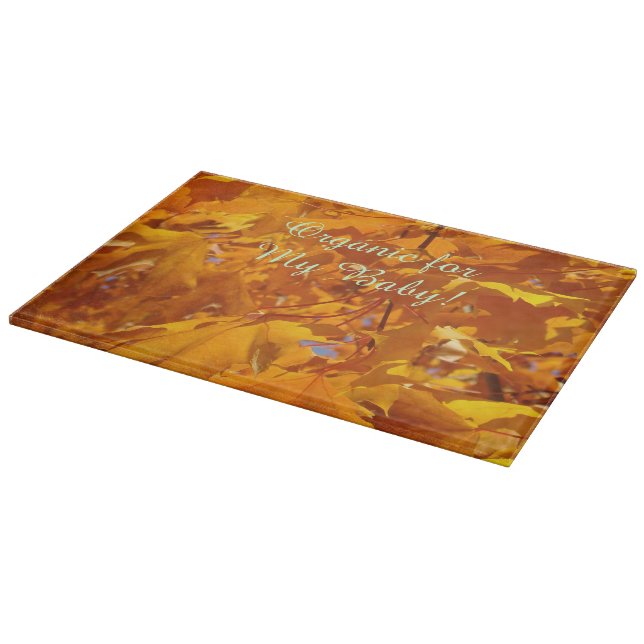 Orgánico para Tablas de Cortar de Vidrio de Otoño  (Borde)