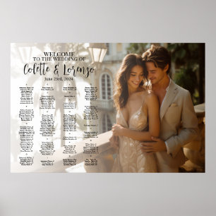 organigrama del boda con foto alfabética