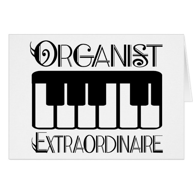 Organista del teclado Extraordinaire (Anverso (Horizontal))