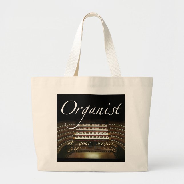 Organista en su bolso del servicio (Frente)