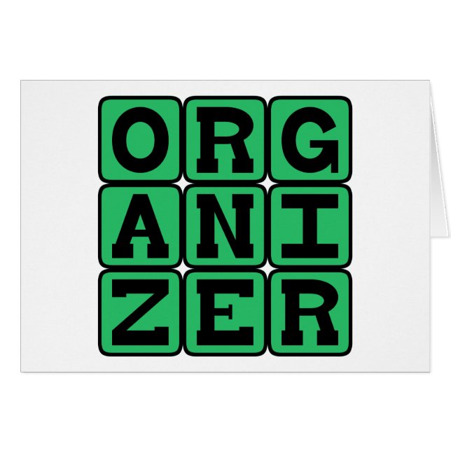 Organizador, cabecilla (Anverso (Horizontal))