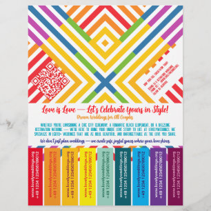 Organizador de bodas LGBTQ+ volante