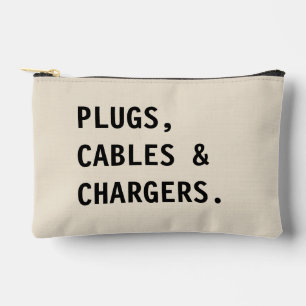 Organizador de cargador y cable, bolsa de viaje pa