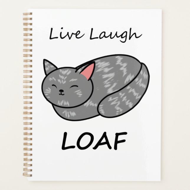 Organizador de gatos de Loaf Gray Tabby (Anverso)