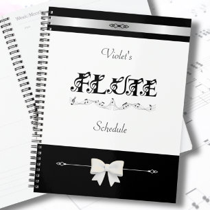 Organizador de Horario de Estudiante de Flauta Chi