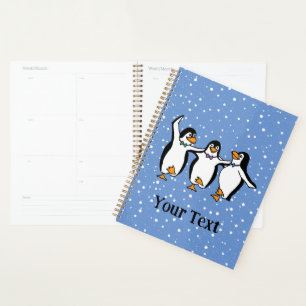 Organizador del planificador de diseño de pingüino