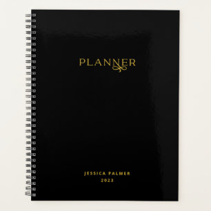 Organizador profesional negro de Personalizado de