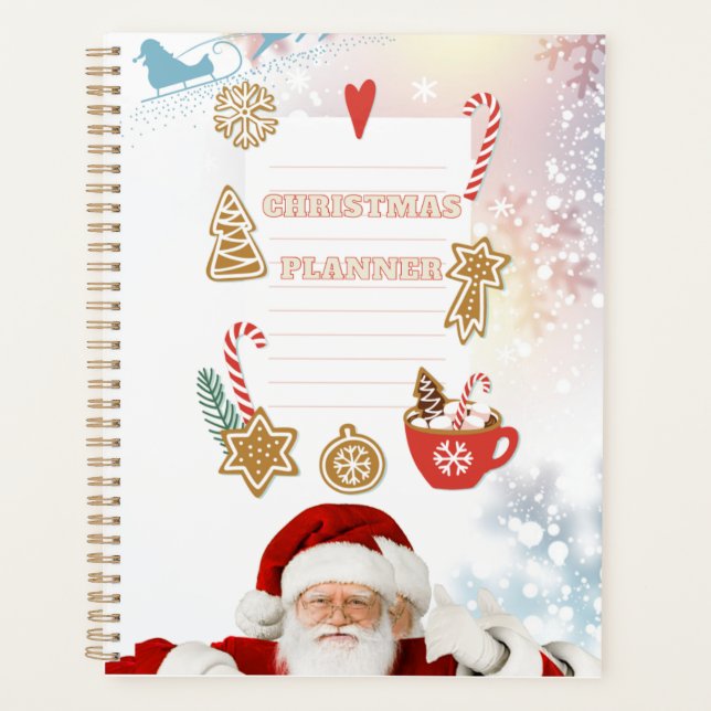 Organizador simple de Navidades - planificador (Anverso)