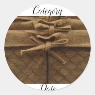 ¡ORGANIZAR! Etiquetas de cesta