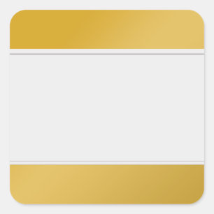 Organizar etiquetas limpias de un color dorado