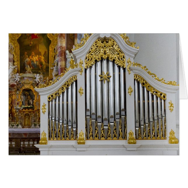 Órgano de cámara en Wieskirche, Baviera (Anverso (Horizontal))