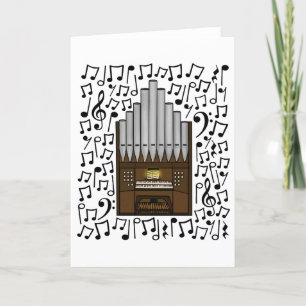 Órgano de la Iglesia Notas Musicales Músico Orgáni