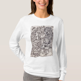 Órgano de la preocupación de la camiseta de larga